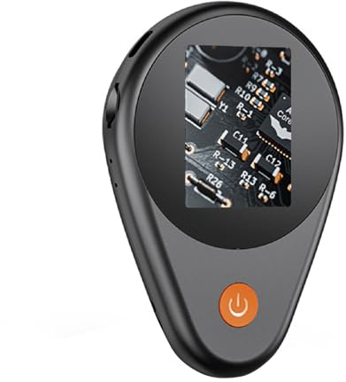 Hyuduo Tragbares Elektronisches Mikroskop, 500-fache Vergrößerung, 2-Zoll-Bildschirm, Handheld für Wissenschaftliche Experimente und Hobbyisten (Black)