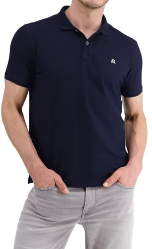 Klassisches Herren Poloshirt (DE/NL/SE/PL, Alphanumerisch, XL, Regular, Regular, 485 - Classic Navy)