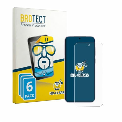 BROTECT 6 Stück Schutzfolie für Vivo X300s Displayschutz Folie Made in Germany, Ultra-Klar