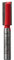 Faithfull FAIRB218 Router Bit TC Two Flute 1/4in 7mm