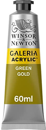 SG Education GAL 2120294 Full Range of Galeria Acrylic, 60 mL Tube, Green Gold
