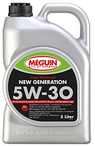 Meguin Megol New Generation SAE 5W-30 | 5 L | Synthesetechnologie Motoröl | Art.-Nr.: 6513