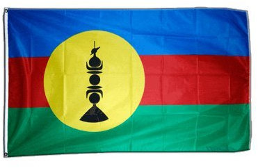 Digni® Drapeau France Nouvelle-Calédonie Kanaky 90 x 150 cm