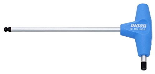 Unior Unisex's Ball-End Hexagonal Screwdriver with T-Handle 4 193HXS, One Colour, 15 x 8 x 8 cm