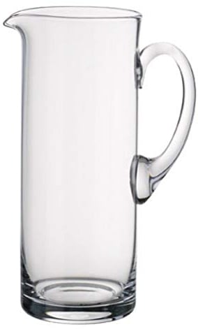 Villeroy & Boch – Entree Glaskrug Klar, Spülmaschinenfest, Karaffe, Glaskaraffe, Wasserkaraffe, Krug, Nachttisch Glaskaraffe, Transparente Kanne, Kanne Transparent, Kristallglas