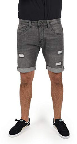 Indicode IDHallow Herren Jeans Shorts Kurze Denim Hose