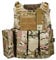 QHIU Tactical Vest Camo Molle Protection Combat Military Vest for Airsoft Paintball CS SWAT Wargame Outdoor Sport