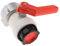 Almencla IBC Tank Adapter (80mm Inlet, 50mm Outlet) Ball Valve Fitting Connector - Reusable, Anti-Corrosion, HDPE