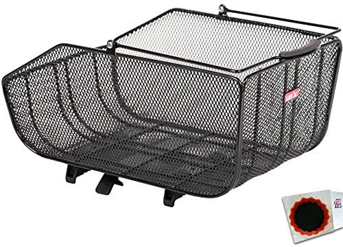 Unix Hinterradkorb Arminio TopKlip 44x28x20cm engmaschig Schwarz Fahrrad