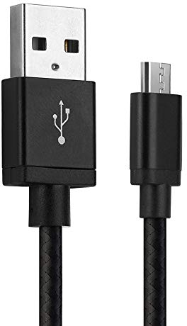 CELLONIC USB Kabel 1m für BMW Navigator 6 GPS Navigator Ladekabel Micro USB auf USB A 2.0 Datenkabel 2A schwarz Nylon