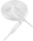 VSUDO Schnürsenkel Weiß 130 cm Flach – 8mm Breite Schnürsenkel für Sneaker, Sportschuhe, Kinderschuhe – White Shoelaces, Ersatz Schuhband für Damen & Herren (1 Paar-Weiß-130cm)