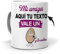 mundohuevo Taza Personalizada con Texto. Regalo Original. Mi Amiga (el Nombre Que tu Quieras) Vale un Huevo. Haz