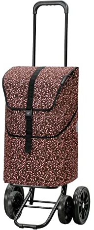 ANDERSEN Einkaufstrolley - Quattro Shopper Imea Rose 46 L robust,Shopping, höhenverstellbar, leise Räder, multifunktiona...