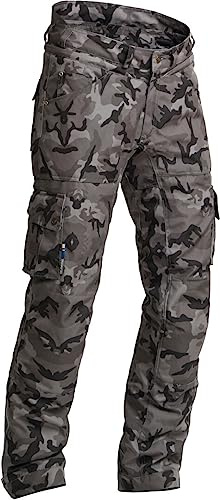 Lindstrands Zion wasserdichte Motorrad Textilhose, camouflage, 52