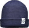 (A) Unisex Organic Cotton Beanie : Fu/cking Kalt (Patch) - Mütze Herren Winter - Bio Baumwolle Strickmütze Damen (Navy)