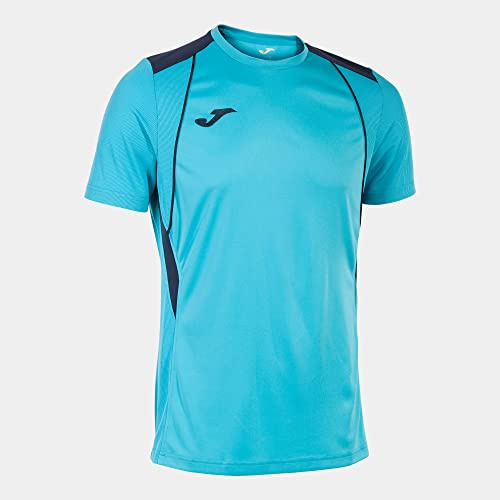 Maglia a Manica Corta Uomo Championship VII Turchese Fluorescente Blu Navy