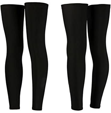 Lin’s Liliana 2er Kompressionsstrümpfe lang, Stützstrümpfe Damen Herren, Warmhaltende Strümpfe, Beinlinge für Sport, Fussball, Laufen, Basketball (as3, alpha, l, regular, regular)