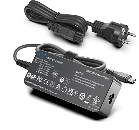 KFD 100W USB C Netzteil ladegerät für ASUS ROG Flow X13 Z13 GZ301 GV301 GA401QM GA503QM GX703HS ZenBook 14X Dell pro 14, Dell pro-14 Plus,16 Plus,16 Laptop PD100W 96W 90W 87W AC Adapter