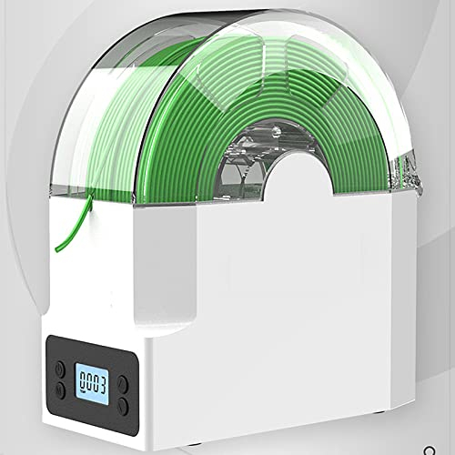 RISELY Essiccatore per Filamenti,Scatola Asciutta per La Conservazione della Stampa 3D con Temperatura Regolabile a 3 velocità E Tempo Riscaldamento 0-24ore, capacità Massima della Bobina 200x73mm