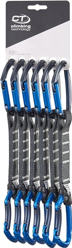 Climbing Technology Unisex-Adult Lime Set NY PRO 17 cm Quickdraw, Antrax/Electric Blue, One Size