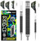 RED DRAGON Ikon 1.4 24 Gramm Professionelles Wolfram Steeltip Dart Set mit Flights und Schäften
