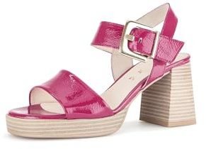 Gabor Damen Riemchensandalen, Frauen Sandalen,Strandschuhe,Sandaletten,Sommersandalen,Absatz,Sommerschuhe,Freizeitschuhe,pink,40 EU / 6.5 UK