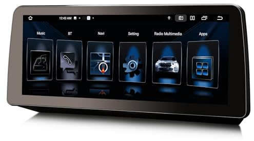 Erisin 12.3 8-Kern 8GB+128GB Android 13 GPS Autoradio Navi für BMW 5er E60 E61 6er E63 E64 CIC System Unterstützt Bluetooth 5.0 IPS OEM Radio CarPlay Android Auto DAB+ USB WiFi 4G DVR TPMS Can-Bus