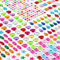 Glitzersteine Gesicht, 5-15mm Strasssteine Selbstklebend Glitzer Gesicht, Bunte Acryl Strasssteine Selbstklebend Face Glitter für Gesicht Haar Körper Nägel,Festival Schminke, 407 Stück