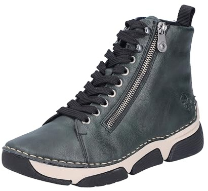 Rieker 45920, Stivali Stringati Donna