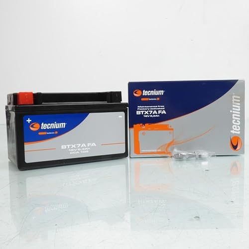 Batterie SLA Tecnium pour Scooter Kymco 125 Super 8 2007 à 2013 YTX7A-BS / 12V 6Ah Neuf