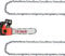 woojfcang 12 Inch Chainsaw Chain Low-Kickback 3/8 LP 45 Drive Links .043 Gauge,Chain Saw Replacement Chain Compatible with Stihl,Dewalt,Craftsman,Hyundai,Titan,Oregon,Makita and Other Chainsaws