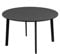 eSituro Table Basse Ronde, Table d'Appoint pour l'Intérieur, l'Extérieur, Salon, Balcon, Terrasse, Jardin, en Métal, Ø70xH40 cm, Noir