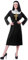 Aomig Nun Costume Women, 4 Piece Adults Nun Dress Up Costumes for Halloween Cosplay, Ladies Nun Fancy Dress Costume Belt Headdress Hat Cross, Plus Size Nun Costume Carnival Themed Party Outfits M