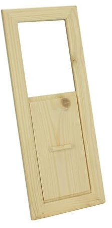 Colcolo Lüftungsgitter für Holzsauna, Ersatzteil für Holzfenster zu Hause, einfach zu installieren, einstellbare Saunabelüftung für Duschräume