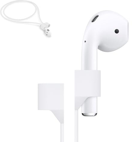 Einzelner Ersatz-Ohrhörer für AirPods 1 Gen, nur für AirPod 1 Modell A1523, rechter Airpod-Ersatz der 1. Generation mit einem passenden magnetischen Umhängeband