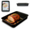 Arca, Teglia Rettangolare Alta 35x27x6 cm per Forno, Antiaderente e Bordata, Adatta alla Lavastoviglie, Ideale per Pizza e Altre Ricette, in Alluminio, Made in Italy