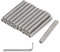 MIGUBIGU 20 Stück Gewindestange Edelstahl M8 x 60 mm, Madenschrauben M8 mit Inbusschlüssel, Stehbolzen, Gewindestifte DIN 975, Gewindestab Für Montage von Möbeln und Industrielle Fertigung