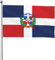 Bandera de República Dominicana, 120 x 180 cm, ideal para patio, césped y jardín, decoración exterior, colores vivos y resistente a la decoloración.