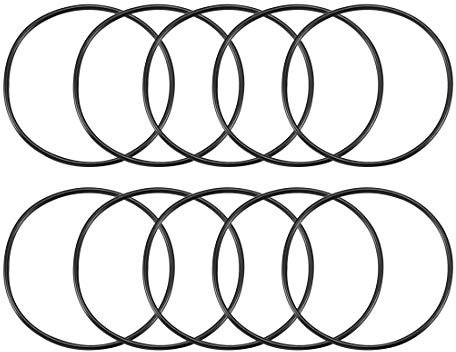 sourcing map 10 Stück Metrische Nitrilkautschuk O-Ringe Dichtung Gummi 68mm Außendurchm. 63mm Innendurchm. 2.5mm Breite