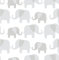 NuWallpaper Gray Elephant Parade Peel and Stick Wallpaper, Vinyl
