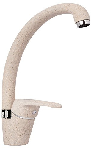 Rubinetto Miscelatore Lavello Cucina Emmevi Ambra 9087 Granito Beige Avena Fragranito