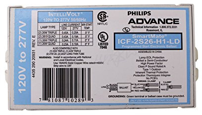 Advance 10289 - ICF-2S26-H1-LD Compact Fluorescent Ballast
