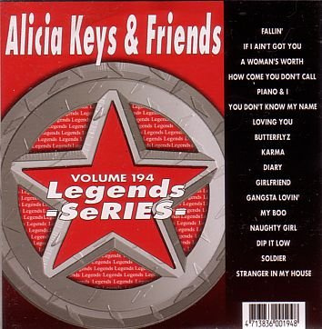 Legends Karaoke Volume 194 - Hits Of Alicia Keyes & Friends (CD+G)