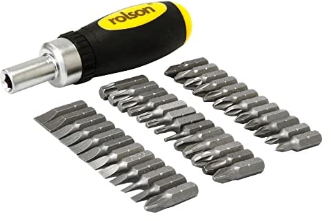 Rolson 28419 38 pc Stubby Screwdriver Set