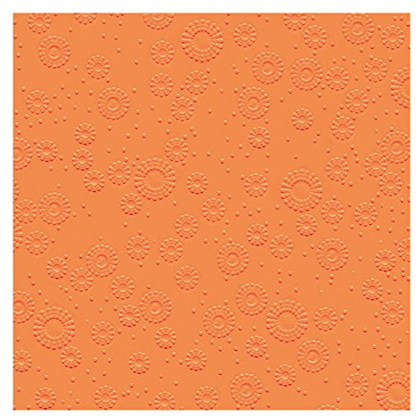 Servietten 16 St. 25x25 COCKTAIL geprägt Moments UNI ORANGE
