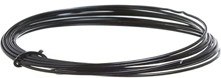 GLOREX Deko-Aludraht 1mm 200cm Flexibler Basteldraht Schwarz