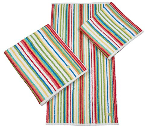 Ross Duschtuch Multicolor 4014-01 Streifen rot blau grün weiß Größe 70 x 140 cm ROSS Frottierprodukte