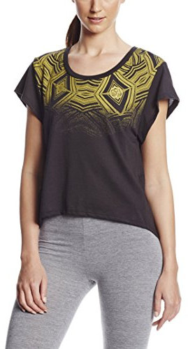 Zumba Fitness Damen Top T-Shirt, Sew Black, S, Z1T00570-SWBL