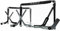 Franklin Sports Kids Set NHL Set of 2-Black-Includes Mini Goals, 2 Goalie Sticks, and 4 Foam Hockey Balls, Schwarz-silberfarben-weiß, One Size