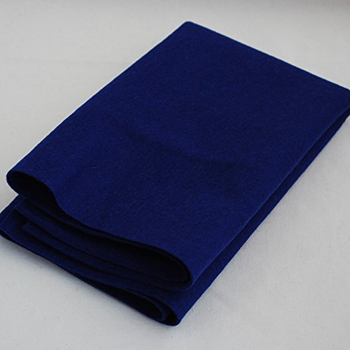 100% Pure Wool Felt Fabric - 1mm Thick - Royal Blue - 40cm x 50cm